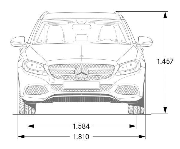Mercedes c t modell abmessungen #4