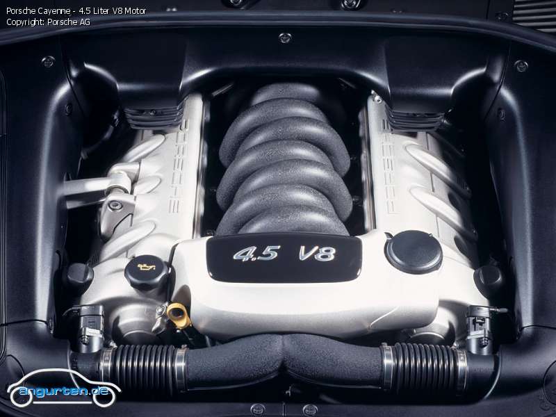 Foto (Bild) Porsche Cayenne 4.5 Liter V8 Motor