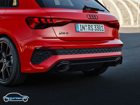 Audi RS 3 Sportback (2022) - Heck, Detail