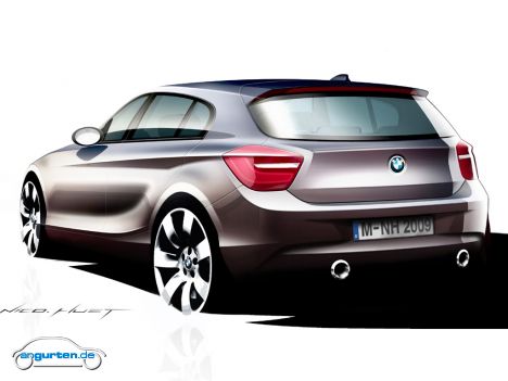 BMW 1er-Reihe - Designskizze