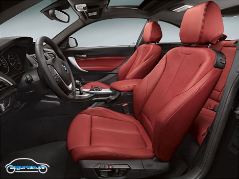BMW 2er Coupe - Sitze in Lederausstattung als Option