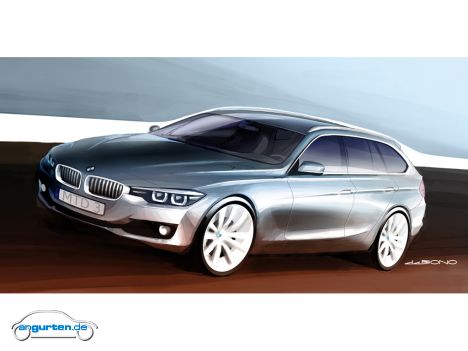 BMW 3er Touring - Designskizze