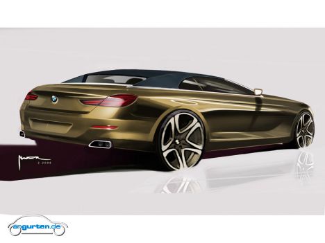 BMW 6er Cabrio - Designskizze
