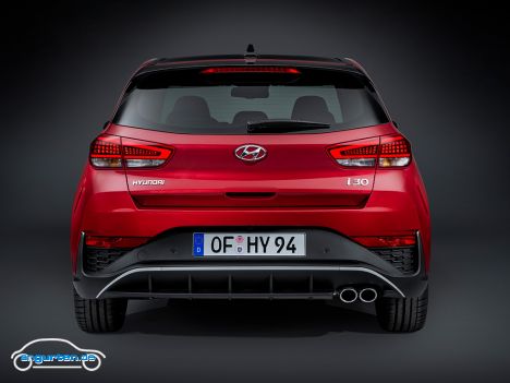 Hyundai i30 Facelift - Heckansicht