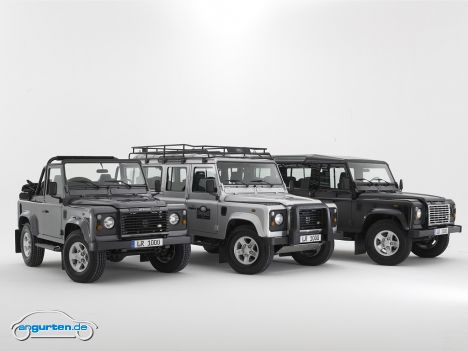 Land Rover Defender, Produktvarianten