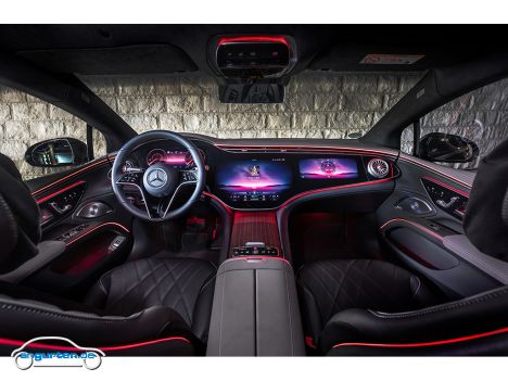 Mercedes EQS - Innenraum, Ambientebeleuchtung