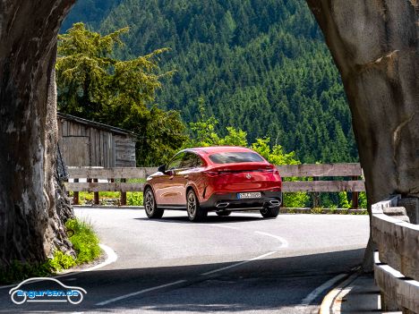 Mercedes GLC Coupe (2023) - Impressionen der Fahrvorführung in Lech am Arlberg