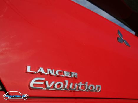 Mitsubishi Lancer Evolution iX - bei dem Schriftzug wird’s gefährlich