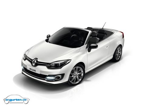 Renault Megane CC 2014 - Das Facelift bringt jetzt auch dem Megane CC das neue Markengesicht.