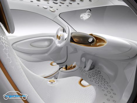 Smart Forvision Concept Car - Futuristischer Innenraum