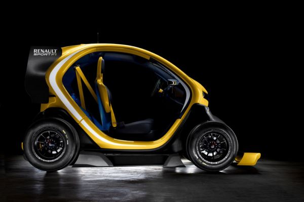 Das sieht schon cool aus - ein Elektrocar im Renntrim. Twizy R.S. Concept. Bild: Renault