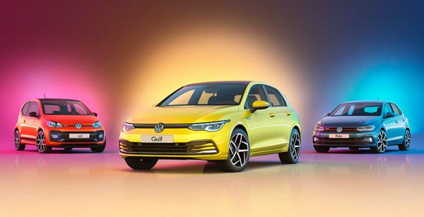 Sieger of Best Cars 2020: VW up!, Polo und Golf. Bild: VW