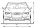 Audi A3 Limousine Abmessungen Amp Technische Daten L 228 Nge