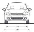 VW Golf VI (iK) - Abmessungen & Technische Daten - Länge, Breite, Höhe ...