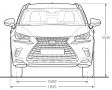 Lexus NX - Abmessungen & Technische Daten - Länge, Breite, Höhe ...