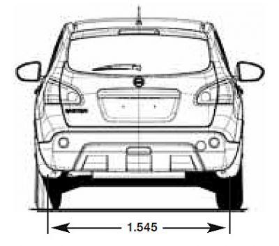 Nissan Qashqai - Abmessungen & Technische Daten - Länge, Breite