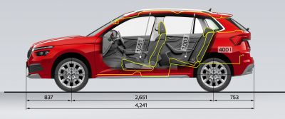 Skoda Kamiq Abmessungen amp Technische Daten L 228 nge Breite H 246 he Gep 228 ckraumvolumen