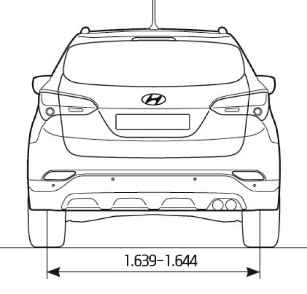 Hyundai Santa Fe  Abmessungen & Technische Daten  Länge, Breite, Höhe