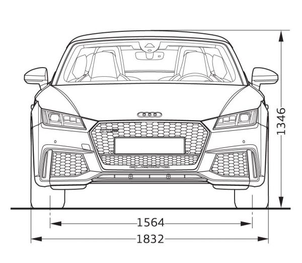 Audi TT Maße: Höhe, Länge & Breite