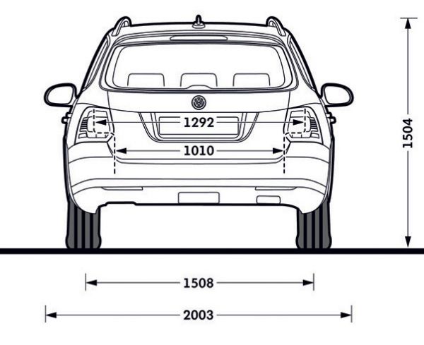 Vw Golf Variant 1k Abmessungen Technische Daten Lange Breite Hohe Gepackraumvolumen
