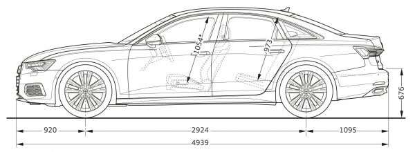 Audi A6 C8 Abmessungen Technische Daten L nge Breite H he 