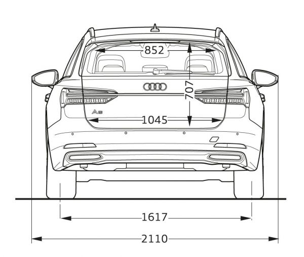 Audi A6 Avant C8 C8 Abmessungen Technische Daten L nge 