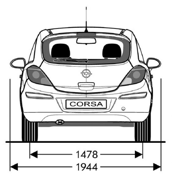 Opel corsa размеры. Опель Корса д габариты. Габариты Опель Корса 2007. Opel Corsa d габариты. Opel Corsa 2008 габариты.