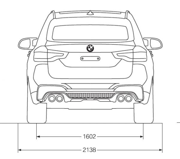 BMW X3 M (F97) (2024) Abmessungen & Technische Daten Länge, Breite, Höhe, Gepäckraumvolumen