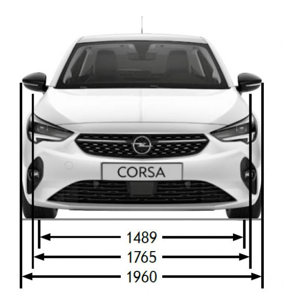 Opel Corsa F elektro Abmessungen amp Technische Daten L 228 nge Breite H 246 he Gep 228 ckraumvolumen