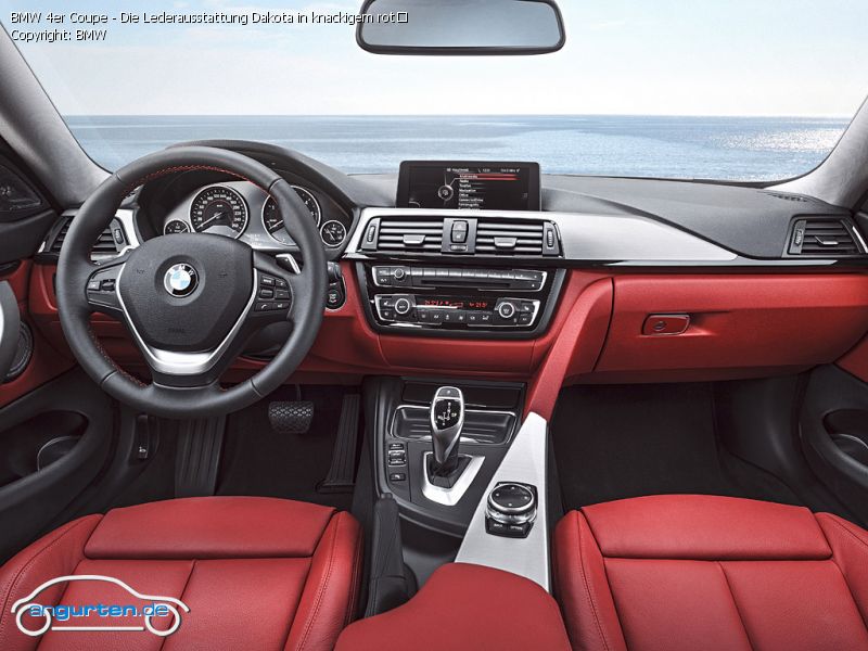 Rote Indoor Ganzgarage für BMW 4er Coupe