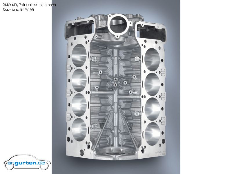 Foto Bild BMW M3 Zylinderblock Von Oben angurten de Foto Bild BMW M3 Zylinderblock Von Oben angurten de