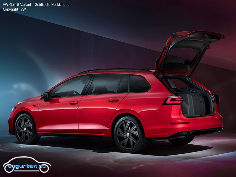 Foto (Bild): VW Golf 8 Variant - Geöffnete Heckklappe ()