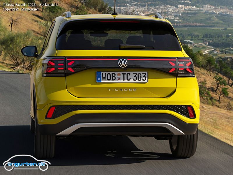 Für vw volkswagen t-cross t cross 2023-auto hinten heck nebels