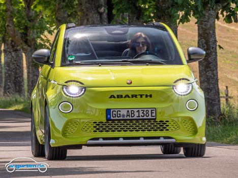 Abarth 500e Cabrio - Frontansicht