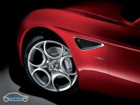 Alfa Romeo 8C Competizione - Rad, Felge
