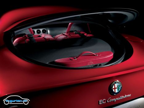 Alfa Romeo 8C Competizione - Kofferraum