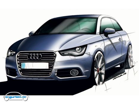 Audi A1 - Designskizze