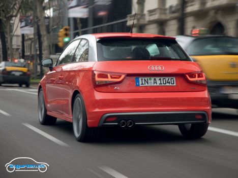 Audi A1 S-Line - Heckansicht