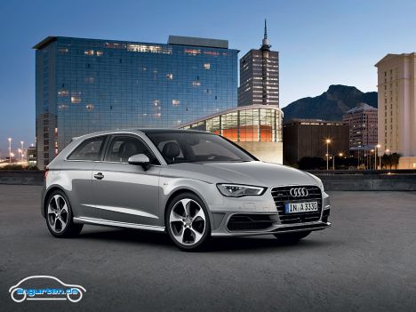 Audi A3 - Die S-Line Version des A3 in Silber.