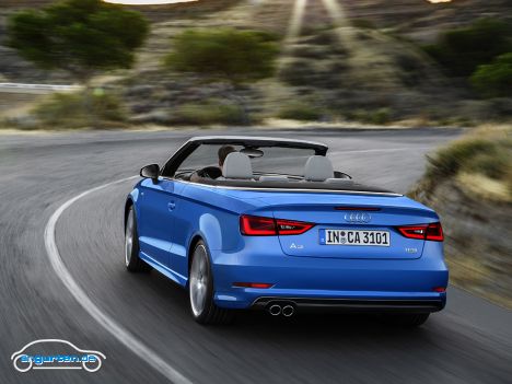 Audi A3 Cabrio - Die Karosserie ist in allen Abmessungen gewachsen - außer in der Höhe. Das bringt Vorteile in der Aerodynamik.