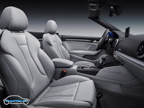 Audi A3 Cabrio - So soll der 1.4 TFSI mit 5,0 Litern pro 100 km auskommen (Fahrzyklus, kombiniert). Das entspricht 114 g CO2/km.