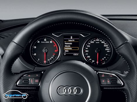 Audi A3 Sportback - Tacho, Drehzalmesser, Armaturen