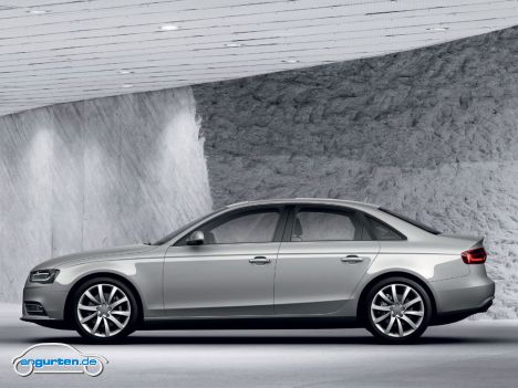 Audi A4 Facelift - Seitenansicht