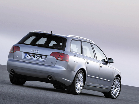 Audi A4 Avant, Heckansicht