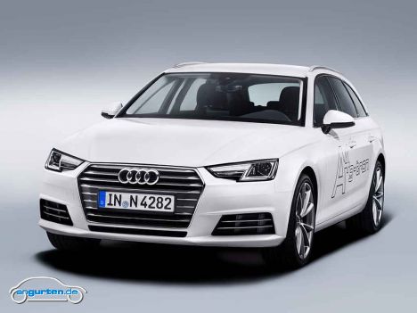 Audi A4 gtron - Farbe: Ibisweiß