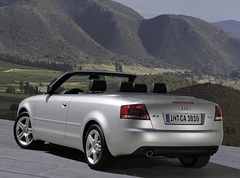 Audi A4 Cabrio, Heckansicht