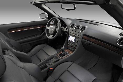 Audi A4 Cabrio, Innenraum