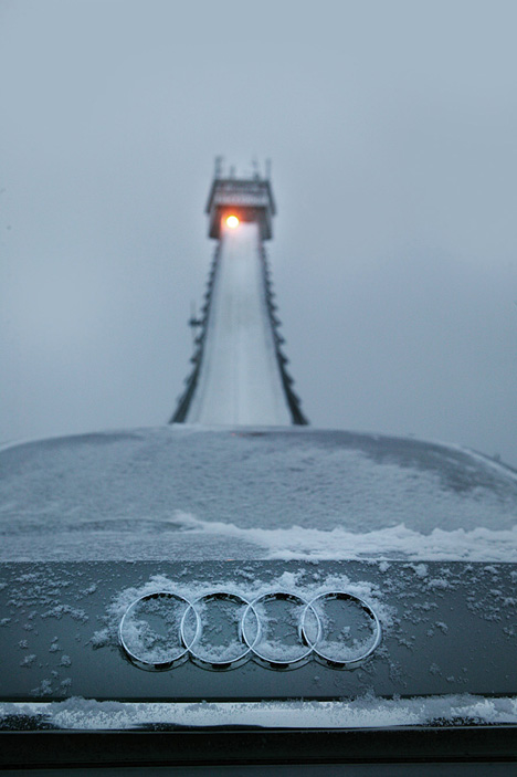 Audi A6 quattro, Skischanze