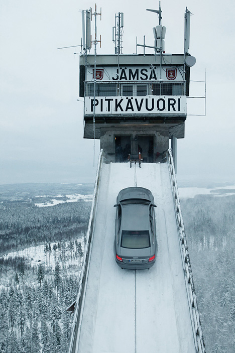 Audi A6 quattro, Skischanze