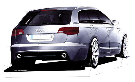 A6 Avant - Designskizze